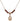 Saint Petronille Birthstone Necklace | 1/2 inch | 4mm Beads  Garnet 14kt Gold Filled