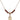 Saint Isaac Jogues Birthstone Necklace | 1/2 inch | 4mm Beads  Garnet 14kt Gold Filled