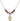 Saint Isaac Jogues Birthstone Necklace | 1/2 inch | 4mm Beads  Garnet 14kt Gold Filled