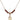 Saint Alphonsus Birthstone Necklace | 1/2 inch | 4mm Beads  Garnet 14kt Gold Filled