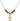Saint Alphonsus Birthstone Necklace | 1/2 inch | 4mm Beads  Garnet 14kt Gold Filled
