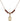 Saint Victor of Marseilles Birthstone Necklace | 1/2 inch | 4mm Beads  Garnet 14kt Gold Filled