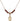 Our Lady of Hope Birthstone Necklace | 1/2 inch | 4mm Beads  Garnet 14kt Gold Filled