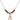 San Juan de la Cruz Birthstone Necklace | 1/2 inch | 4mm Beads  Garnet 14kt Gold Filled