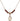 San Juan de la Cruz Birthstone Necklace | 1/2 inch | 4mm Beads  Garnet 14kt Gold Filled