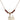Pope Emeritace  Benedict XVI Birthstone Necklace | 1/2 inch  Garnet 14kt Gold Filled