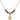 Saint Matilda Birthstone Necklace | 1/2 inch | 4mm Beads  Garnet 14kt Gold Filled