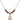 Saint Maurus Birthstone Necklace | 1/2 inch | 4mm Beads  Garnet 14kt Gold Filled