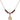 Our Lady of All Nations Birthstone Necklace | 1/2 inch | 4mm Beads  Garnet 14kt Gold Filled