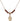 Our Lady of All Nations Birthstone Necklace | 1/2 inch | 4mm Beads  Garnet 14kt Gold Filled