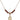 Our Lady of the Railroad Birthstone Necklace | 1/2 inch | 4mm Beads  Garnet 14kt Gold Filled