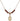 Our Lady of the Railroad Birthstone Necklace | 1/2 inch | 4mm Beads  Garnet 14kt Gold Filled