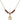 Saint Alice Birthstone Necklace | 1/2 inch | 4mm Beads  Garnet 14kt Gold Filled
