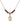 Saint Alice Birthstone Necklace | 1/2 inch | 4mm Beads  Garnet 14kt Gold Filled