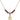 Saint Aaron Birthstone Necklace | 1/2 inch | 4mm Beads  Garnet 14kt Gold Filled