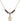 Saint Aaron Birthstone Necklace | 1/2 inch | 4mm Beads  Garnet 14kt Gold Filled
