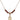 Saint Samuel Birthstone Necklace | 1/2 inch | 4mm Beads  Garnet 14kt Gold Filled