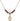 Saint Samuel Birthstone Necklace | 1/2 inch | 4mm Beads  Garnet 14kt Gold Filled