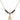 Our Lady of San Juan Birthstone Necklace | 1/2 inch | 4mm Beads  Garnet 14kt Gold Filled