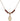 Our Lady of San Juan Birthstone Necklace | 1/2 inch | 4mm Beads  Garnet 14kt Gold Filled