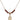 Saint Bernard of Montjoux Birthstone Necklace | 1/2 inch | 4mm Beads  Garnet 14kt Gold Filled
