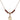 Saint Eugene de Mazenod Birthstone Necklace | 1/2 inch | 4mm Beads  Garnet 14kt Gold Filled