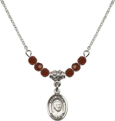 Saint Eugene de Mazenod Birthstone Necklace | 1/2 inch
