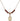 Saint Julia Billiart Birthstone Necklace | 1/2 inch | 4mm Beads  Garnet 14kt Gold Filled