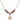Our Lady of Africa Birthstone Necklace | 1/2 inch | 4mm Beads  Garnet 14kt Gold Filled