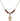 Our Lady of Africa Birthstone Necklace | 1/2 inch | 4mm Beads  Garnet 14kt Gold Filled