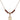 Saint Bruno Birthstone Necklace | 1/2 inch | 4mm Beads  Garnet 14kt Gold Filled