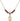 Saint Bruno Birthstone Necklace | 1/2 inch | 4mm Beads  Garnet 14kt Gold Filled