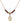 Saint Wenceslaus Birthstone Necklace | 1/2 inch | 4mm Beads  Garnet 14kt Gold Filled