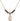 Saint Remigius of Reims Birthstone Necklace | 1/2 inch | 4mm Beads  Garnet 14kt Gold Filled