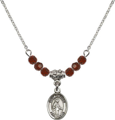 Saint Remigius of Reims Birthstone Necklace | 1/2 inch