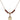 Blessed Karolina Kozkowna Birthstone Necklace | 1/2 inch | 4mm Beads  Garnet 14kt Gold Filled