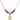 Our Lady of Lourdes Birthstone Necklace | 1/2 inch | 4mm Beads  Garnet 14kt Gold Filled