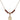Our Lady of Mercy Birthstone Necklace | 1/2 inch | 4mm Beads  Garnet 14kt Gold Filled