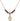 Our Lady of Mercy Birthstone Necklace | 1/2 inch | 4mm Beads  Garnet 14kt Gold Filled