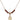 Our Lady of Consolation Birthstone Necklace | 1/2 inch | 4mm Beads  Garnet 14kt Gold Filled