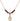 Our Lady of Consolation Birthstone Necklace | 1/2 inch | 4mm Beads  Garnet 14kt Gold Filled