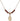Saint Fiacre Birthstone Necklace | 1/2 inch | 4mm Beads  Garnet 14kt Gold Filled