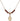 Our Lady of Prompt Succor Birthstone Necklace | 1/2 inch | 4mm Beads  Garnet 14kt Gold Filled