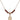 Saint Bede the Venerable Birthstone Necklace | 1/2 inch | 4mm Beads  Garnet 14kt Gold Filled