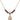 Saint Meinrad of Einsiedeln Birthstone Necklace | 1/2 inch | 4mm Beads  Garnet 14kt Gold Filled