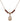 Saint Meinrad of Einsiedeln Birthstone Necklace | 1/2 inch | 4mm Beads  Garnet 14kt Gold Filled