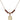 Saint Finnian of Clonard Birthstone Necklace | 1/2 inch | 4mm Beads  Garnet 14kt Gold Filled