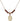 Saint Finnian of Clonard Birthstone Necklace | 1/2 inch | 4mm Beads  Garnet 14kt Gold Filled