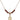 Saint Zoe of Rome Birthstone Necklace | 1/2 inch | 4mm Beads  Garnet 14kt Gold Filled