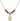 Saint Zoe of Rome Birthstone Necklace | 1/2 inch | 4mm Beads  Garnet 14kt Gold Filled